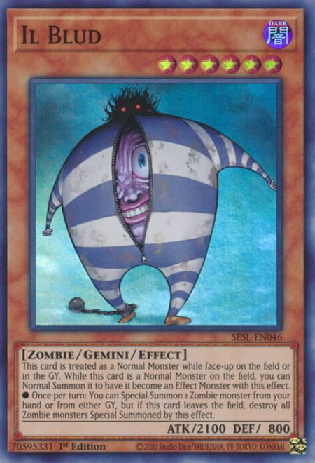 Il Blud - Secret Slayers YuGiOh trading card