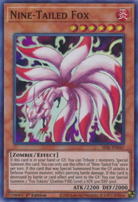 Nine-Tailed Fox - Secret Slayers (SESL) #SESL-EN047 - Super Rare YuGiOh Trading Card
