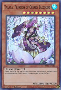 Talaya, Princess of Cherry Blossoms - Secret Slayers (SESL) #SESL-EN052 - Super Rare YuGiOh Trading Card