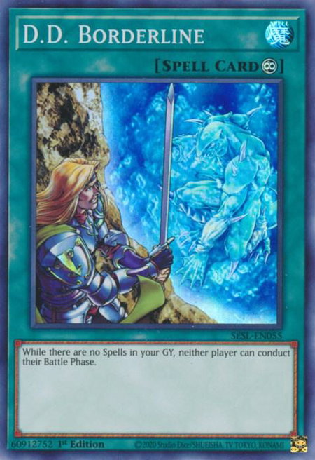 D.D. Borderline - Secret Slayers YuGiOh trading card