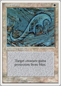 Blue Ward - Summer Magic (SUM) #7 - Uncommon Magic: The Gathering Trading Card