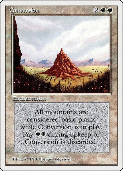 Conversion - Summer Magic Magic: The Gathering trading card