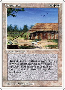 Farmstead - Summer Magic (SUM) #19 - Rare Magic: The Gathering Trading Card