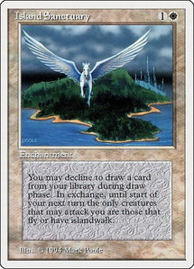 Island Sanctuary - Summer Magic (SUM) #25 - Rare Magic: The Gathering Trading Card