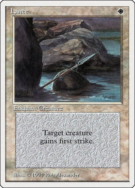 Lance - Summer Magic Magic: The Gathering trading card