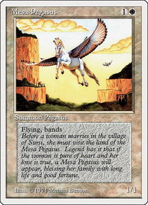 Mesa Pegasus - Summer Magic (SUM) #28 - Common Magic: The Gathering Trading Card