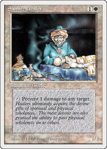 Samite Healer - Summer Magic (SUM) #38 - Common Magic: The Gathering Trading Card