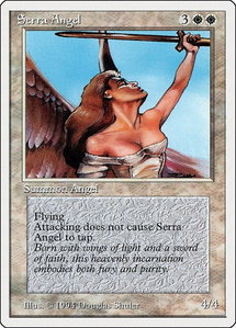 Serra Angel - Summer Magic (SUM) #40 - Uncommon Magic: The Gathering Trading Card