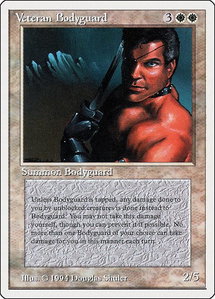 Veteran Bodyguard - Summer Magic (SUM) #42 - Rare Magic: The Gathering Trading Card