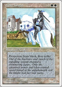 White Knight - Summer Magic (SUM) #44 - Uncommon Magic: The Gathering Trading Card