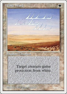 White Ward - Summer Magic (SUM) #45 - Uncommon Magic: The Gathering Trading Card