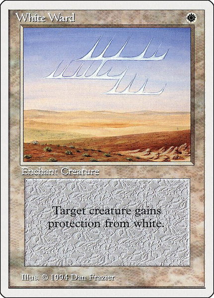 White Ward - Summer Magic Magic: The Gathering trading card