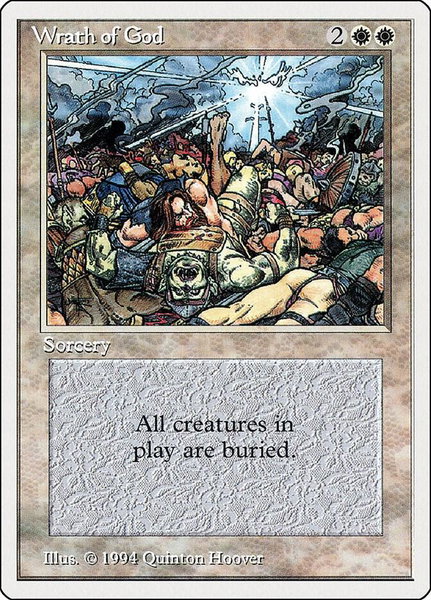 Wrath of God - Summer Magic Magic: The Gathering trading card
