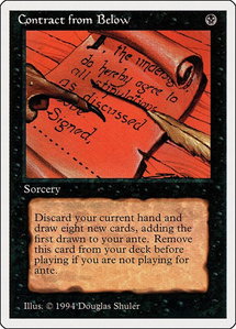 Contract from Below - Summer Magic (SUM) #97 - Rare Magic: The Gathering Trading Card