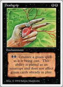 Deathgrip - Summer Magic (SUM) #101 - Uncommon Magic: The Gathering Trading Card