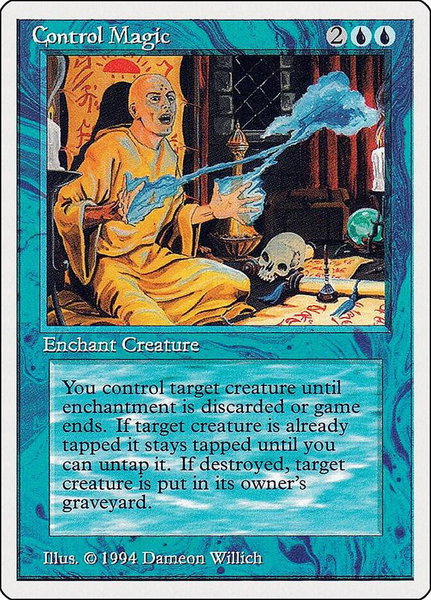 Control Magic trading card from Summer Magic Control Magic - Summer Magic Magic: The Gathering trading card