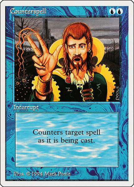 Counterspell - Summer Magic Magic: The Gathering trading card