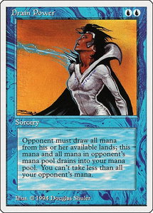 Drain Power - Summer Magic (SUM) #56 - Rare Magic: The Gathering Trading Card