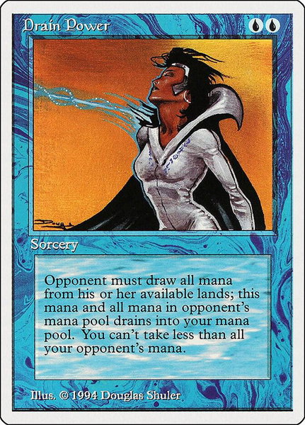 Drain Power - Summer Magic Magic: The Gathering trading card