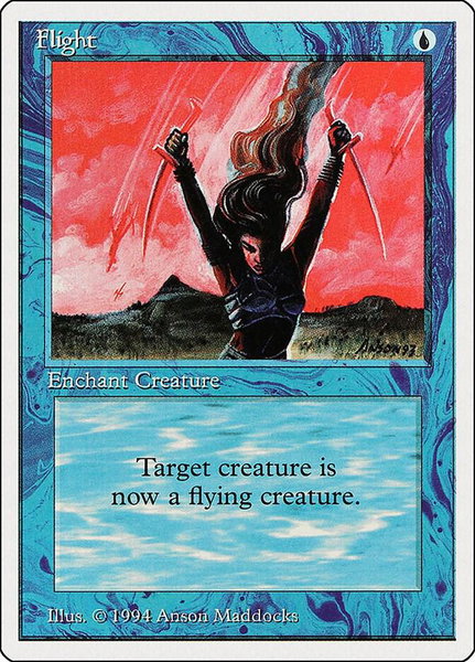 Flight trading card from Summer Magic Flight - Summer Magic Magic: The Gathering trading card