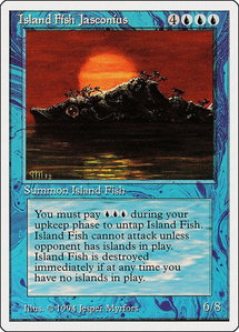 Island Fish Jasconius - Summer Magic (SUM) #61 - Rare Magic: The Gathering Trading Card