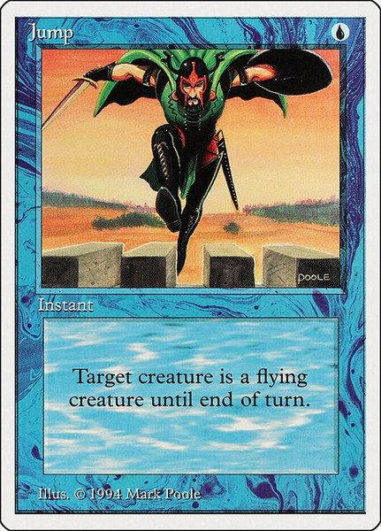 Jump trading card from Summer Magic Jump - Summer Magic Magic: The Gathering trading card