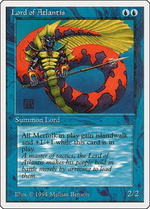 Lord of Atlantis - Summer Magic (SUM) #64 - Rare Magic: The Gathering Trading Card