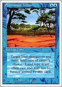 Phantasmal Terrain - Summer Magic (SUM) #70 - Common Magic: The Gathering Trading Card