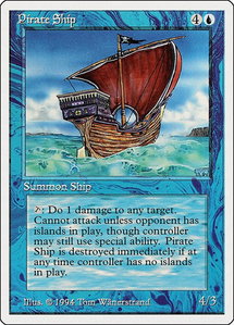 Pirate Ship - Summer Magic (SUM) #72 - Rare Magic: The Gathering Trading Card