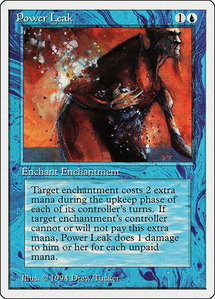 Power Leak - Summer Magic (SUM) #73 - Common Magic: The Gathering Trading Card