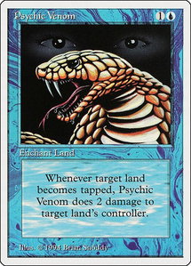 Psychic Venom - Summer Magic (SUM) #76 - Common Magic: The Gathering Trading Card