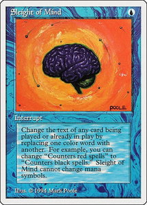 Sleight of Mind - Summer Magic (SUM) #81 - Rare Magic: The Gathering Trading Card