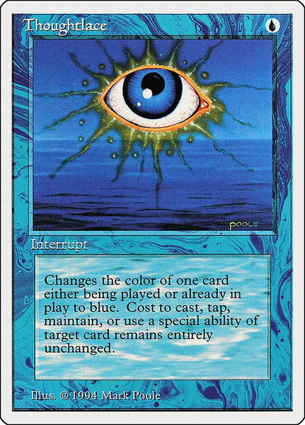 Thoughtlace - Summer Magic Magic: The Gathering trading card