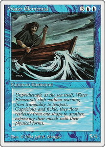 Water Elemental - Summer Magic (SUM) #92 - Uncommon Magic: The Gathering Trading Card