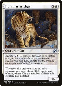 Huntmaster Liger - Ikoria: Lair of Behemoths (IKO) #16 - Uncommon Magic: The Gathering Trading Card
