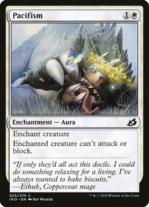 Pacifism - Ikoria: Lair of Behemoths (IKO) #25 - Common Magic: The Gathering Trading Card