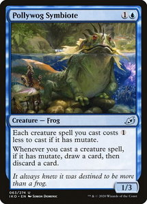 Pollywog Symbiote - Ikoria: Lair of Behemoths (IKO) #63 - Uncommon Magic: The Gathering Trading Card