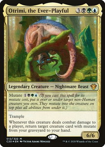 Otrimi, the Ever-Playful - Commander 2020 (C20) #12 - Mythic Rare Magic: The Gathering Trading Card