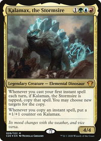 Kalamax, the Stormsire - Commander 2020 (C20) #9 - Mythic Magic: The Gathering Trading Card