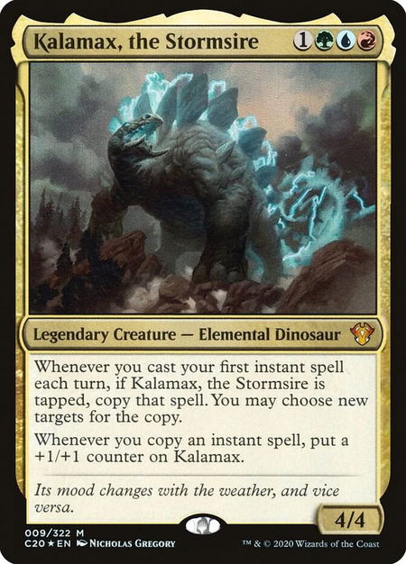 Kalamax, the Stormsire - Commander 2020 Magic: The Gathering trading card