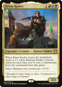 Jirina Kudro - Commander 2020 (C20) #8 - Mythic Rare Magic: The Gathering Trading Card