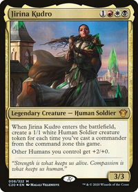 Jirina Kudro - Commander 2020 (C20) #8 - Mythic Magic: The Gathering Trading Card