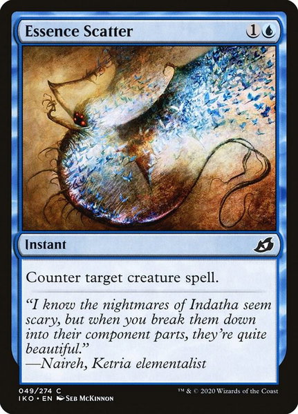 Essence Scatter - Ikoria: Lair of Behemoths Magic: The Gathering trading card
