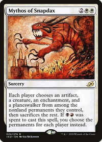 Mythos of Snapdax - Ikoria: Lair of Behemoths (IKO) #24 - Rare Magic: The Gathering Trading Card