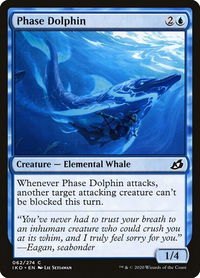Phase Dolphin - Ikoria: Lair of Behemoths (IKO) #62 - Common Magic: The Gathering Trading Card