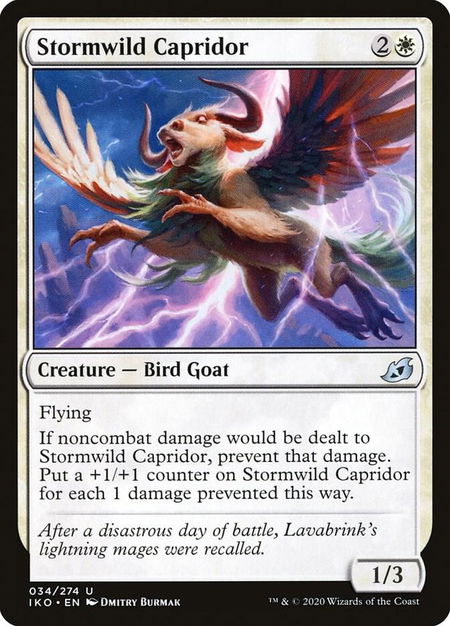 Stormwild Capridor - Ikoria: Lair of Behemoths Magic: The Gathering trading card