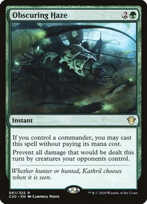 Obscuring Haze - Commander 2020 (C20) #61 - Rare Magic: The Gathering Trading Card