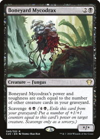 Boneyard Mycodrax - Commander 2020 (C20) #40 - Rare Magic: The Gathering Trading Card