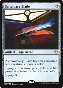 Sanctuary Blade - Commander 2020 (C20) #69 - Rare Magic: The Gathering Trading Card