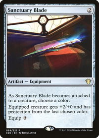 Sanctuary Blade - Commander 2020 (C20) #69 - Rare Magic: The Gathering Trading Card